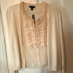 2fer sweater cardigan